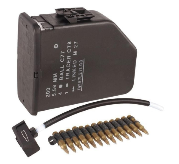 VFC - M249 200rds Box Magazine Style GAS Supply Module (BLACK) (VFC M249 GBB Series)