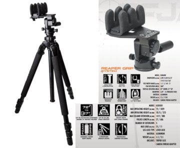 Kopfjager Reaper Grip Tutacaklı Profesyonel Atış Tripodu K700 AMT