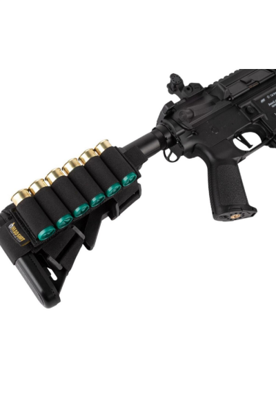 HEADSHOT Şarjörlü Tüfek Dipçik Fişekliği - SİYAH