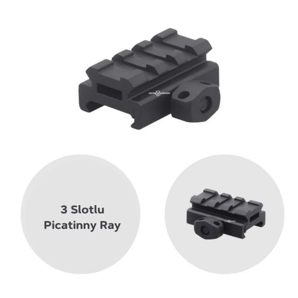 Pikatini Ray Yükseltici Montaj Hamili - Alçak - SCRA-58