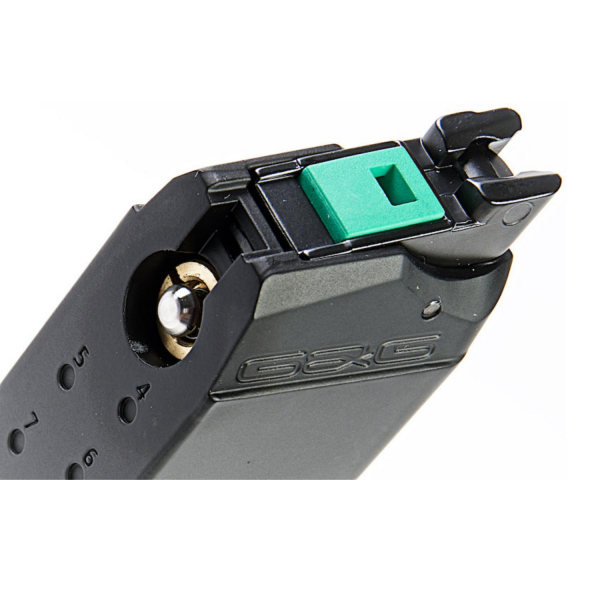 GuayGuay GTP9 Tabanca ve SMC9 Tüfek için 50BB HICAPA Gas Magazine Yedek Şarjör G-08-181