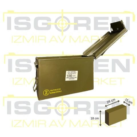 İSG METAL MÜHİMMAT KUTUSU