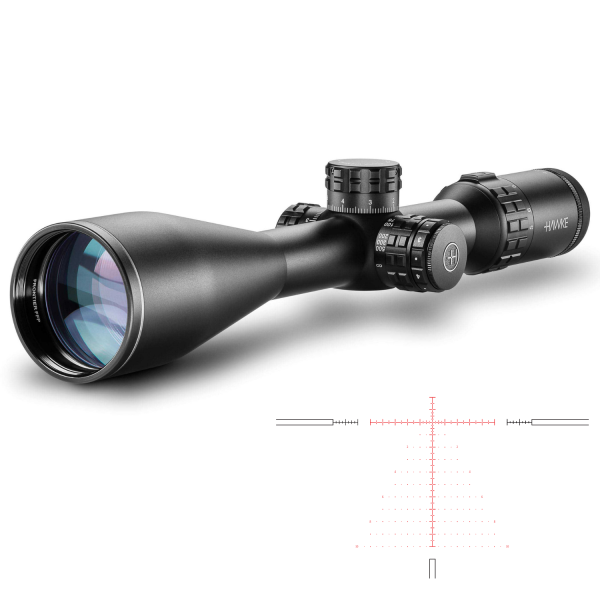 HAWKE Frontier 30mm FFP 5-25x56 SF IR (Mil Pro 25x) Yivli Tüfek Dürbünü 18540