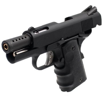 AW COLT 1911 COMPACT BLACK Full Metal Airsoft GBB Tabanca NE1002