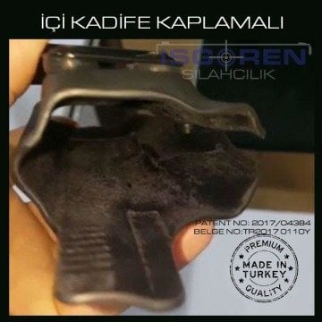 BERETTA F81 KYDEX Tabanca Kılıfı - Kadife kaplamalı