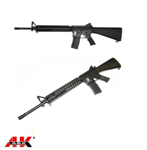 AK Airsoft Full Metal M16-A4 SPR NS15 LiPo Ready AEG Airsoft Tüfek