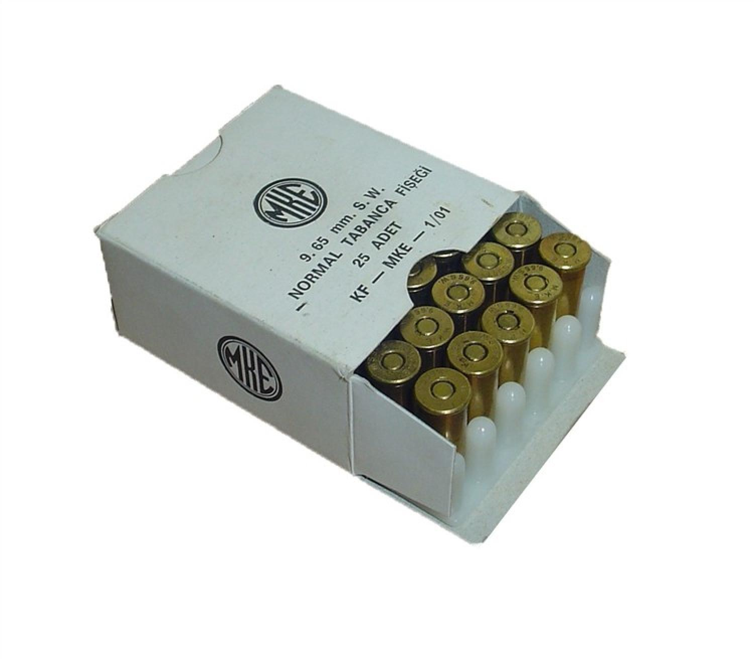 38cal S&W 9.65mm MKE MERMİ TABANCA FİŞEĞİ 0090