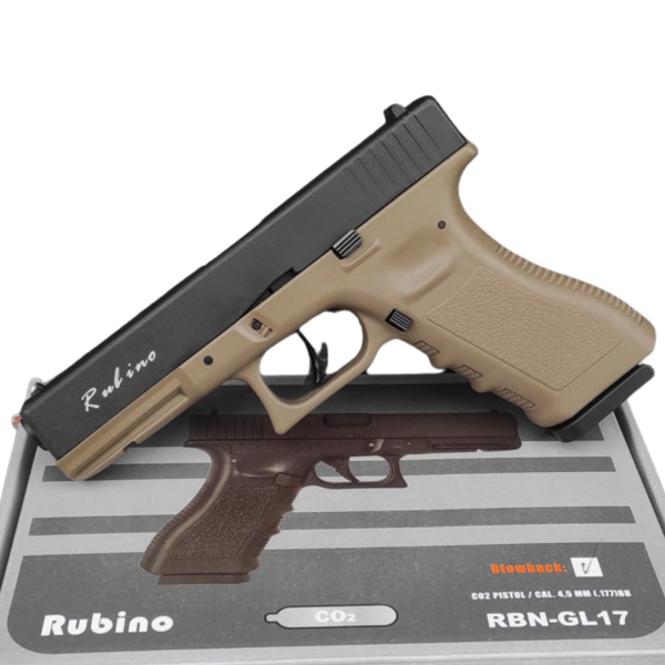 Rubino Glock 17 Blowback Havalı Tabanca Çöl