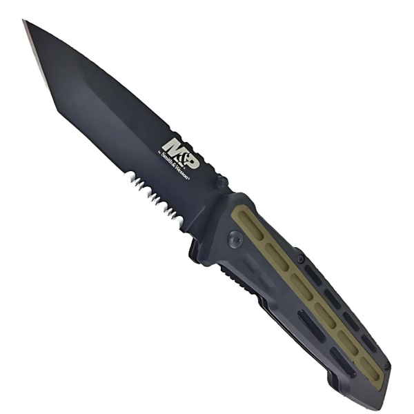 Smith Wesson® M&P AR Overmold LinerLock Siyah Haki Taktik Çakı 1100083