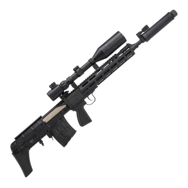 CYMA SVU Dragunov M-Lok Handguard Sniper Siyah AEG Airsoft Tüfek