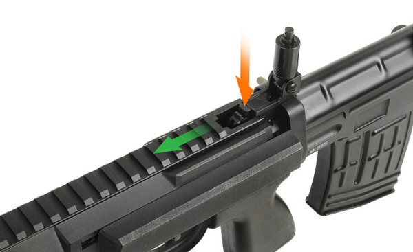 CYMA SVU Dragunov M-Lok Handguard Sniper Siyah AEG Airsoft Tüfek