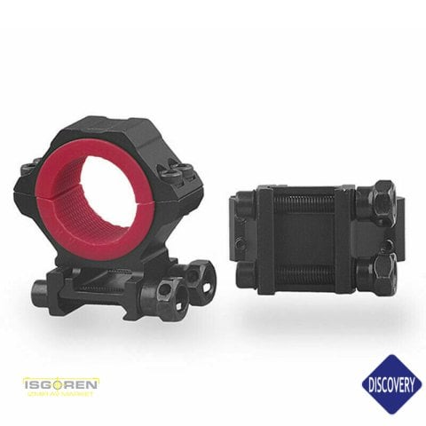 Discovery 21mm Pikatini Ray için Yüksek Profil 25.4mm/30mm/34mm Adaptörlü Dürbün Ayağı 180203