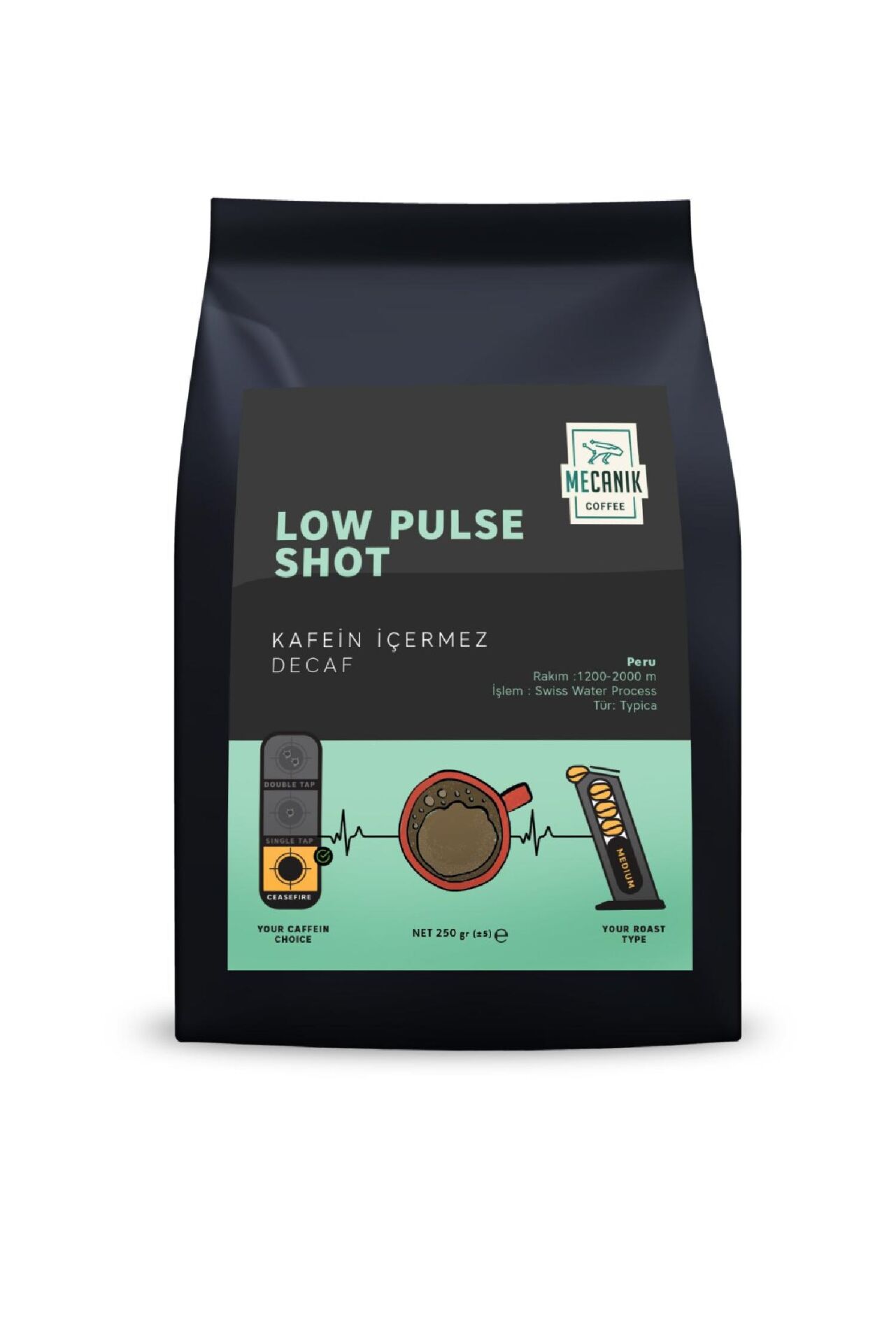 Mecanik Coffee Low Pulse Shot Peru 250g
