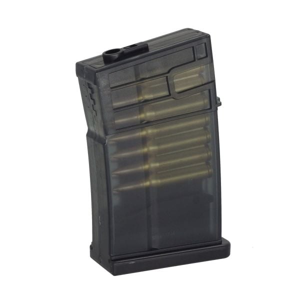 Golden Eagle 70BB HK417 AEG Midcap magazine Airsoft Tüfek Şarjör Siyah - GOL-M-612
