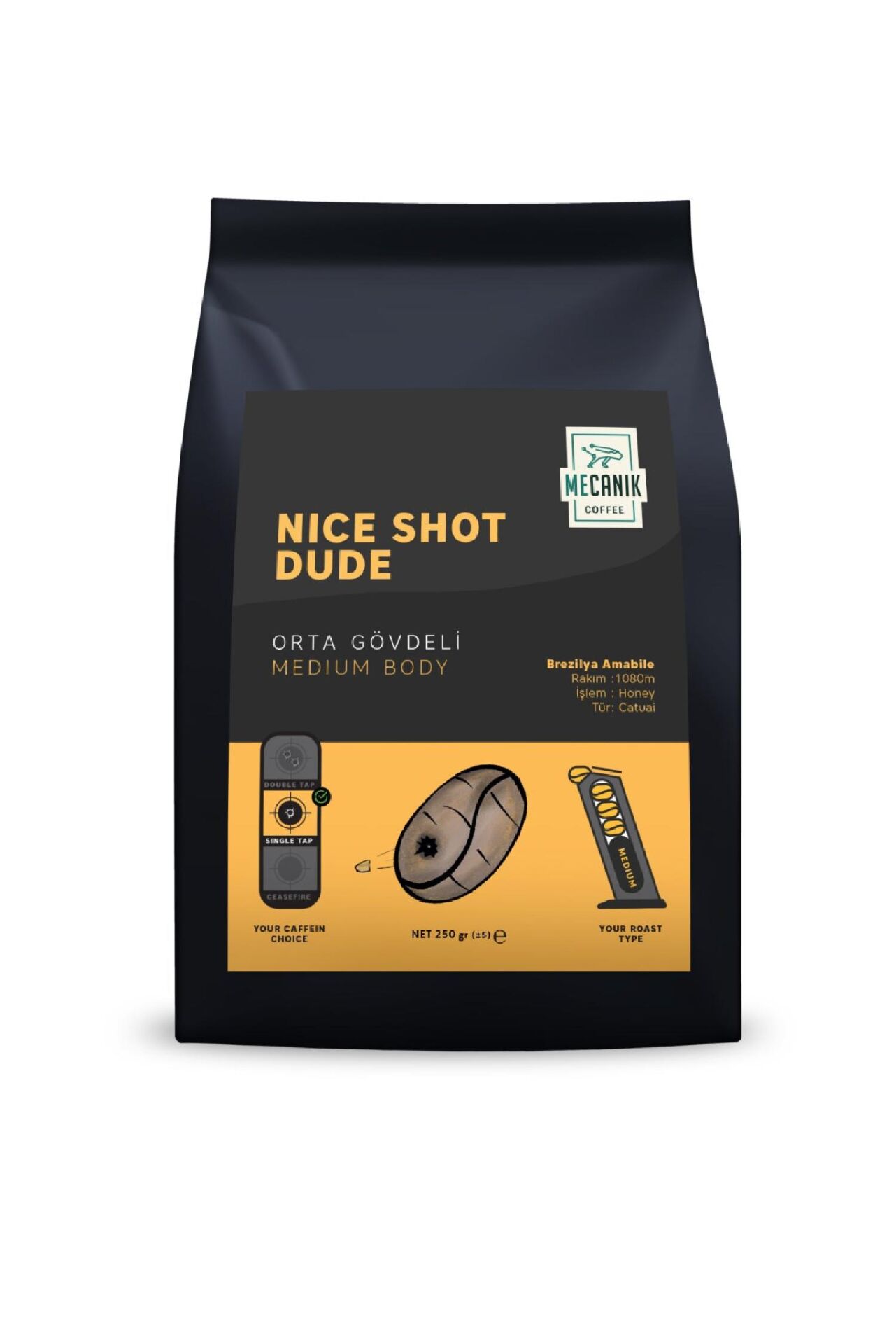 Mecanik Coffee Nice Shot Dude Brezilya 250g