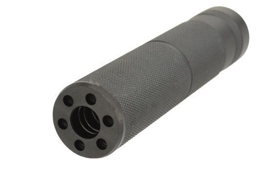 EAIMING Metal 145mm US Navy SEAL Marking Silencer Susturucu BK, 14mm CCW - EAI-SIL-196-BK