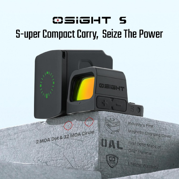 Osight S 2 MOA DOT & 32 MOA Circle RED DOT