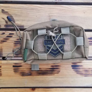 ISG TACTICAL UTILITY POUCH - Yatay Belt Kütüklük Çantası TAN - ÇÖL RENGİ