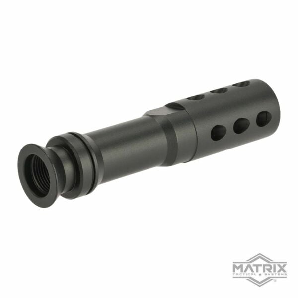 Matrix Metal FN M249 Style Flashhider - 14mm Negative