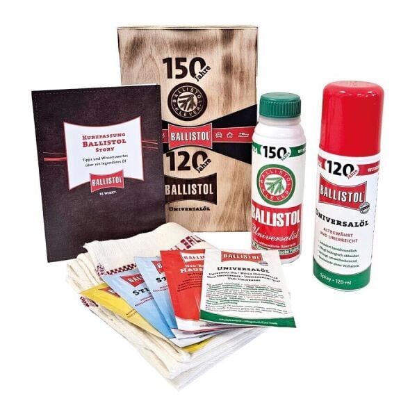 Ballistol Universal Yıldönümü Ahşap Kutulu Set