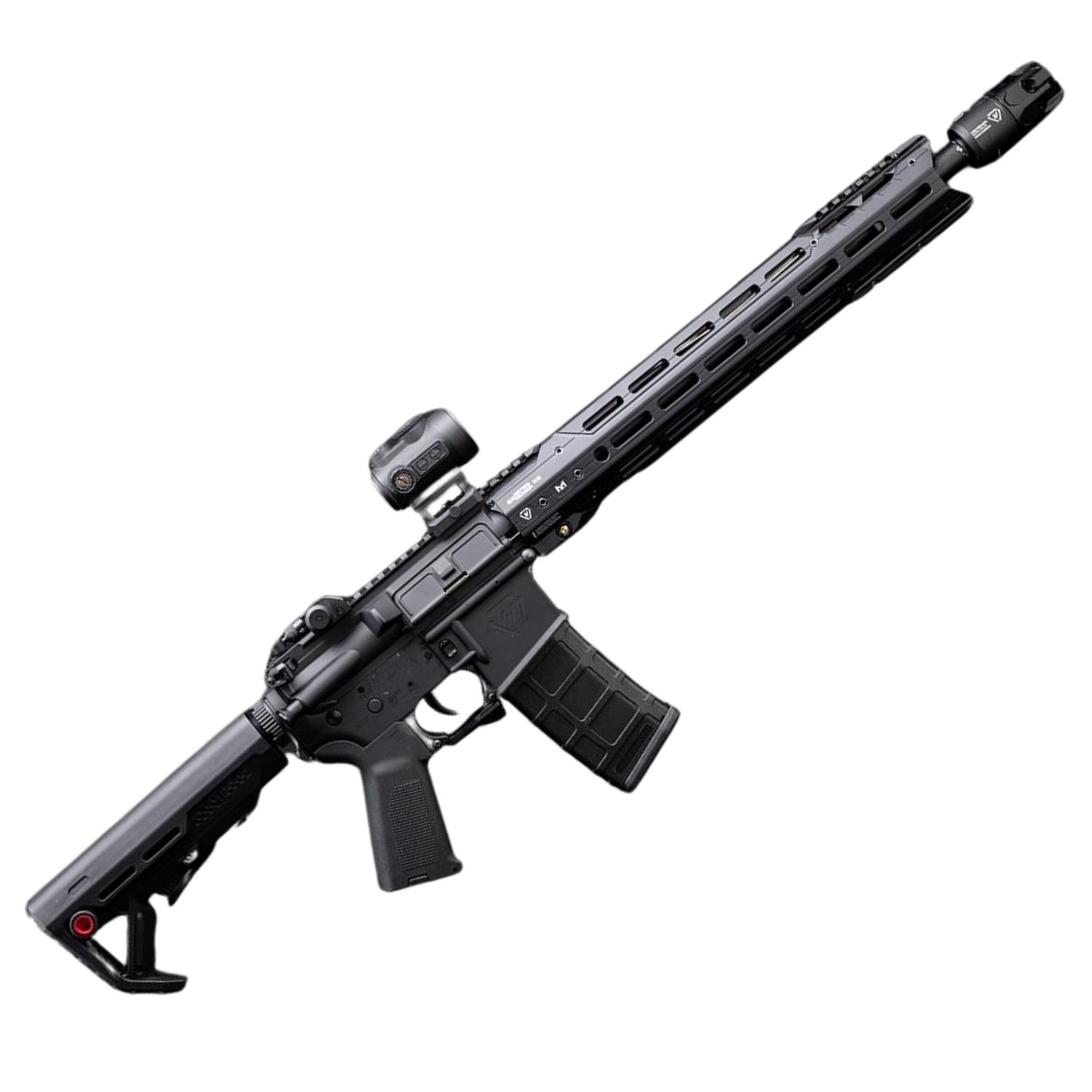 ProShop Strike Industries M4 Airsoft AEG Rifle GRIDLOK® System by E&C (15'' RIS / 400 FPS / SIYAH)
