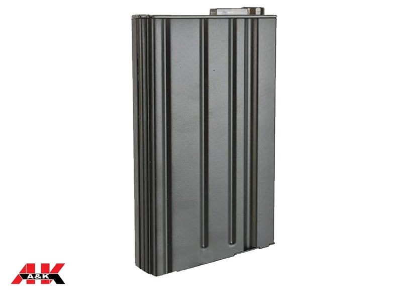 A&K Full Metal SR25 110BB Midcap Airsoft AEG Şarjörü Siyah