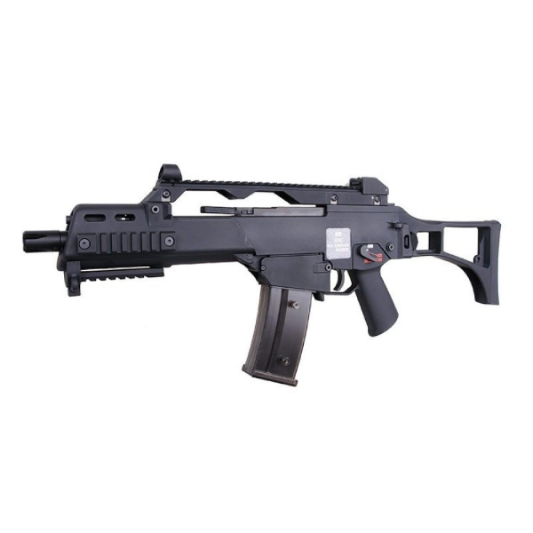 WE Tech 999-G36C GBB Gas Blowback Airsoft Tüfek - Siyah - HardCase WE-R-G001