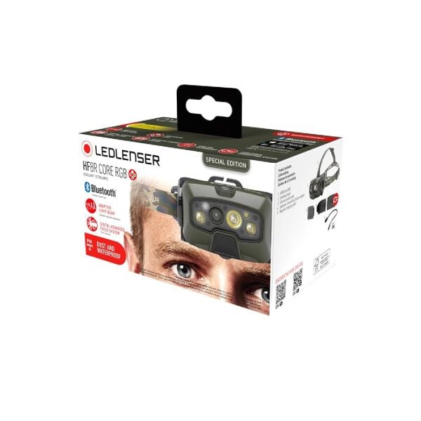 LEDLENSER HF8R CORE RGB CAMO SPECIAL EDITION KAFA LAMBASI 503089