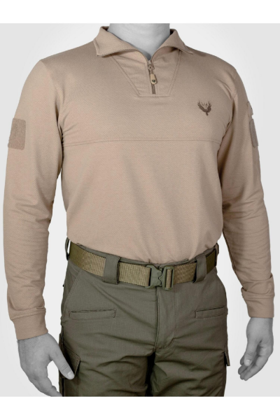 Mudeir Taktik Uzun Kollu T-Shirt – Cemre Kayote Brown