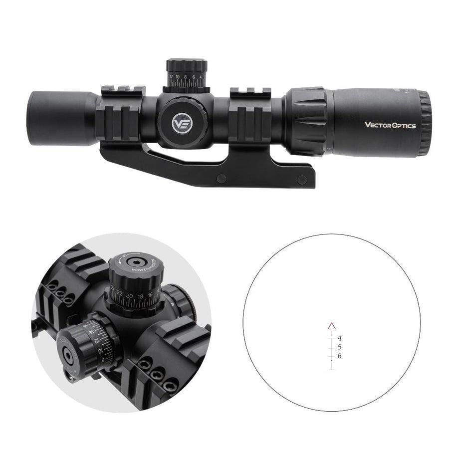 VECTOR OPTICS Mustang GENII 1-4x30 SFP Tüfek Dürbünü | VECTOR