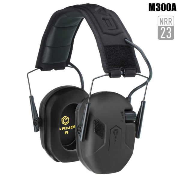 EARMOR M300A Elektronik Atış Kulaklığı Kulak Koruması Siyah M300A-BK
