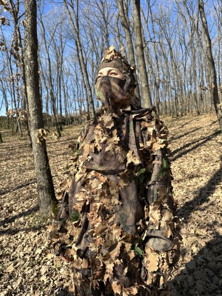 KMCS Ghillie Suit 4.1 3D Yaprak Kamuflaj Takımı Renk Seçenekli Dark Forest - Medium