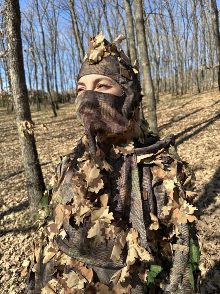 KMCS Ghillie Suit 4.1 3D Yaprak Kamuflaj Takımı Renk Seçenekli Dark Forest - X-Large