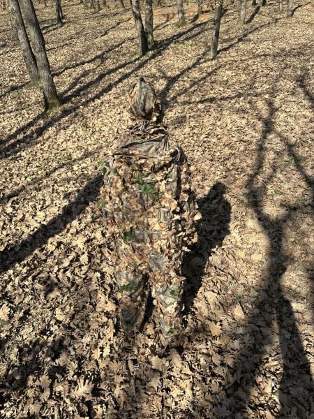 KMCS Ghillie Suit 4.1 3D Yaprak Kamuflaj Takımı Renk Seçenekli Woodland Floor - X-Large