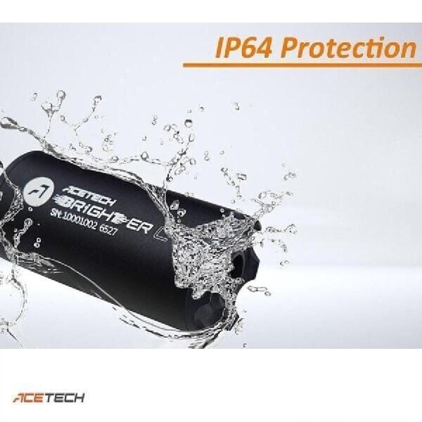 Acetech Brighter C Kompakt Tracer Unit Susturucu + Tabanca Adaptörü Kırmızı