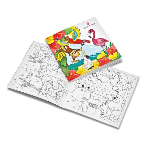 ​Victorinox 0.2373.E3 My First Victorinox Papağan Desenli Çakı ve Boyama Kitabı